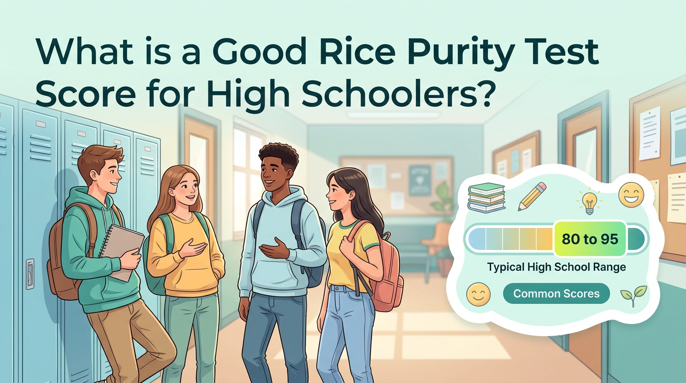 What is a Good Rice Purity Test Score for High Schoolers